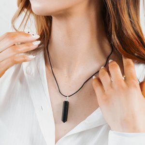 AYANA Black Obsidian Necklace: A Natural Gemstone for Healing and Protection